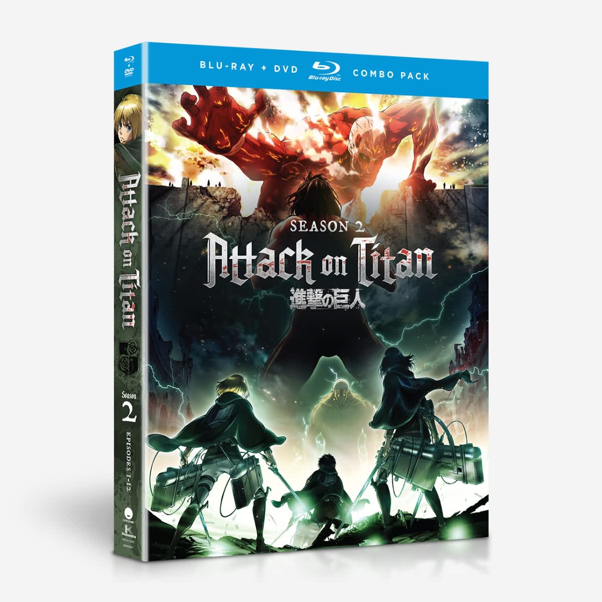 Attack on Titan Season 2 Blu-Ray/DVD