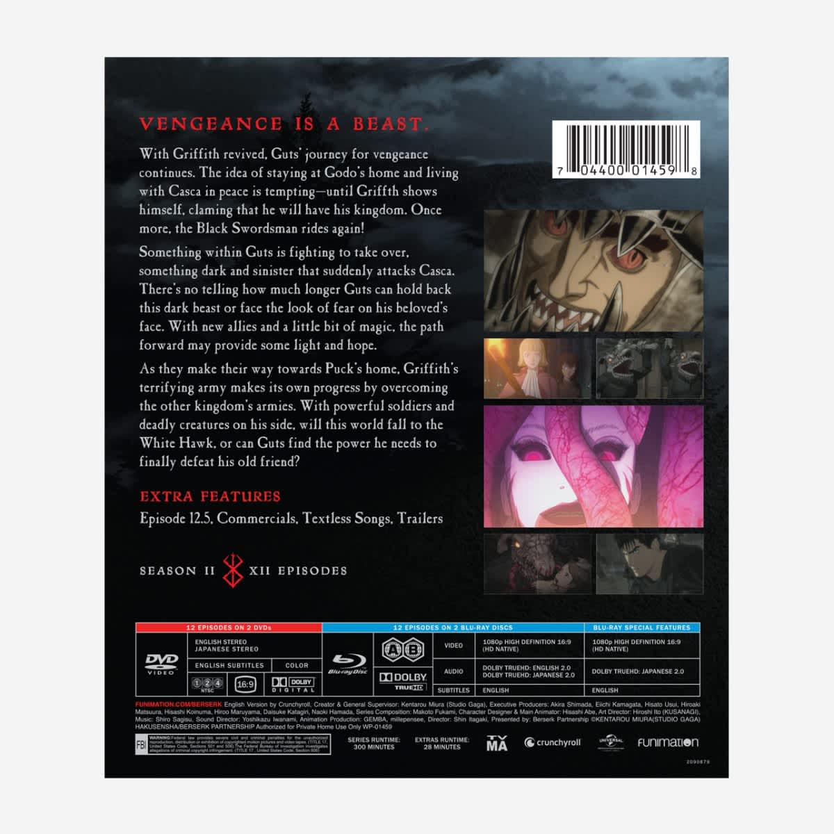 Berserk Season 2 Blu-ray/DVD