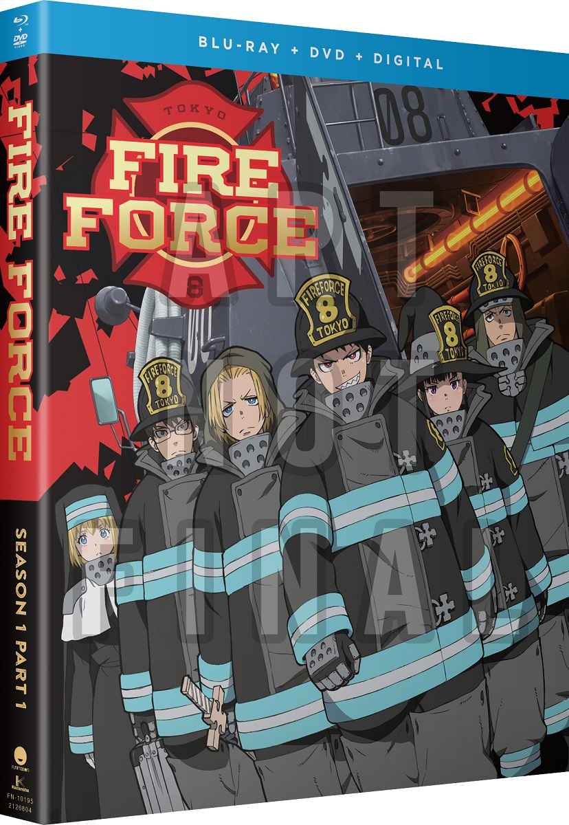Fire Force Season 1 Part 1 Blu-ray/DVD
